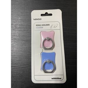 MINISO Phone Ring Holder (Pink & Blue)